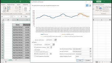 Planilha de Previsão no Excel 2016 - Como fazer previsões em séries temporais
