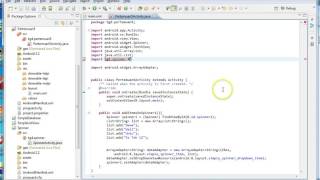 Penggunaan Spinner Pada Eclipse Android