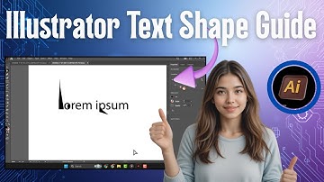 Tekst naar een vorm converteren in Illustrator | Aangepast ontwerpeffect (2025)