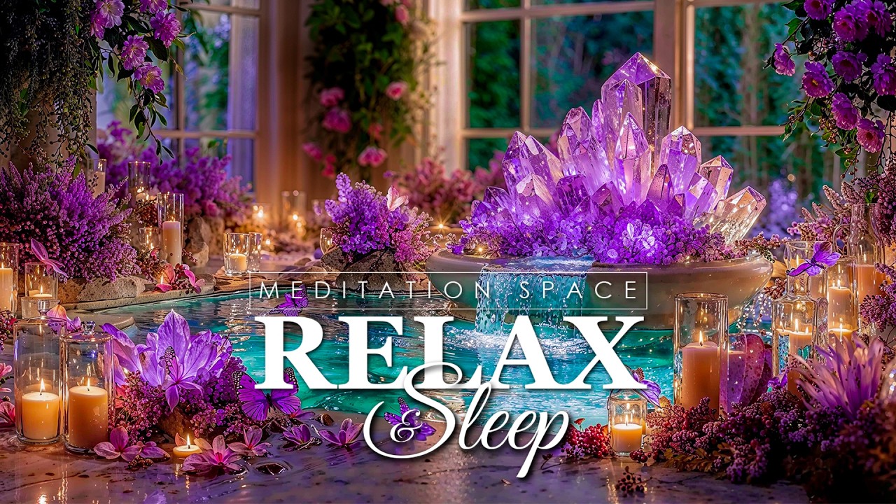 Gentle Crystal Water & Soothing Piano 🌙 Healing Energy, Calm Mind & Relaxing Sleep #25