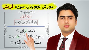 آموزش تجویدی سوره قریش (کیفیت HD) | عبدالله شمس | Surah Quraish