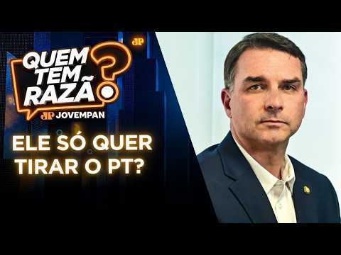 Flávio Bolsonaro diz que quer ser "presidente de transição" e divide opiniões | QUEM TEM RAZÃO?