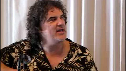 Craig Carothers, singer, songwriter, performer at the Nye Beach Writers Series, Newport, Oregon