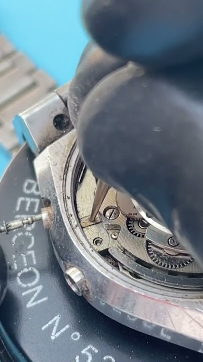 Seiko blue matic vintage watch restoration and servicing #seiko #asmr