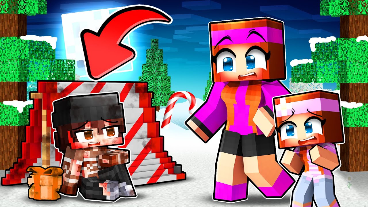 Anna adopte un Orphelin de Noël sur Minecraft !