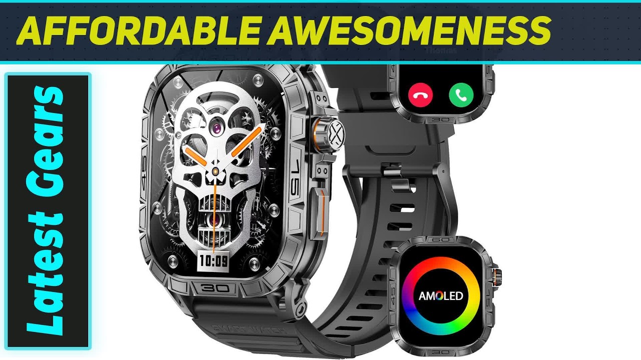 Foxhawk AMOLED Smartwatch: The Ultimate Tactical Companion! - YouTube