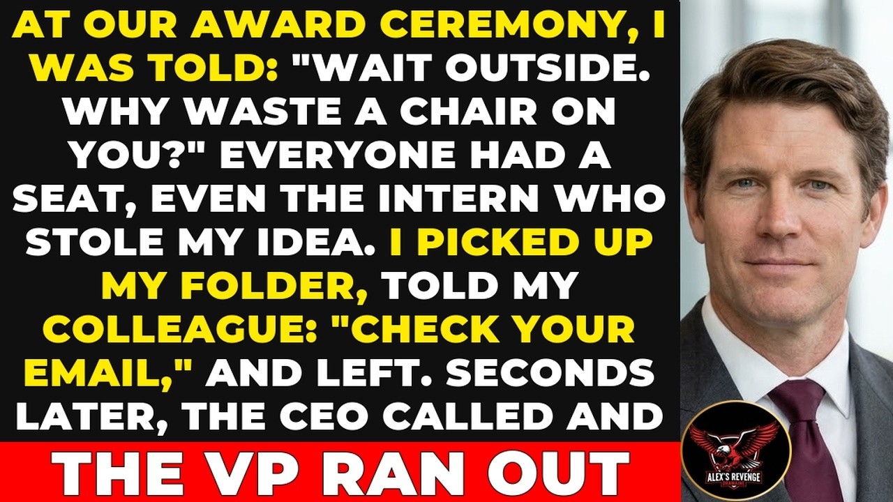 I spent nine months building an algorithm that saved our company millions, and when I showed up to the awards gala in my tailored suit, the marketing director looked at me like I was dirt. “You...
