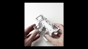 CNC machining: 5-axis continuous mill on 7075 aluminum