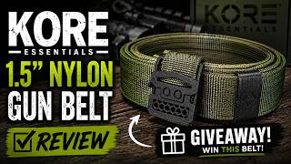 Kore Essentials 1.5" gun belt review