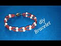 DIY Pearl Bracelet Making / Simple Bracelet Designs / #myhomecrafts / #bracelet / Necklace Making