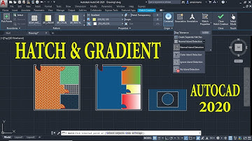 شرح كل ما يخص التهشير ببرنامج HATCH & GRADIENT | AUTOCAD