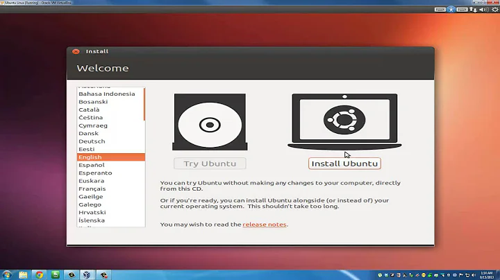 Install Ubuntu Linux on VirtualBox in Windows 7