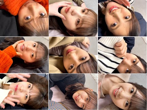 18 people 📷 Lap pillow photo 📷 Saito Asuka × Endo Sakura × Yamashita Mizuki × Yoda Yuki × Tamura ...