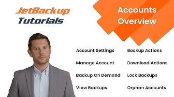 Accounts Overview | JetBackup Tutorials