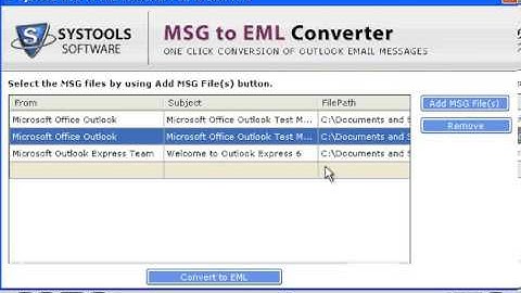 MSG to EML Converter Software to Export MSG2EML in Easy Methods