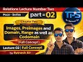 Relation class 11th lecture number 2 by Ratneshsir TPS full concept of domain, range and co domain