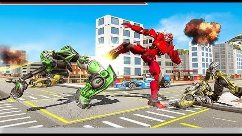 Formula Car Robot Transform Ep-1 | Rescue City Flying Dragon Robot Android GamePlay | By Game Crazy