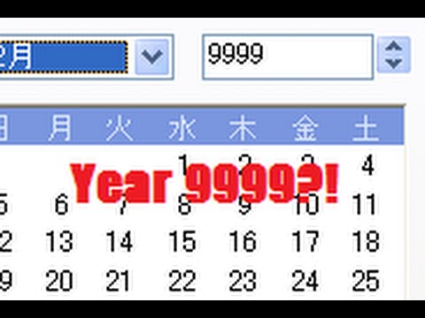 what happen when system year exceed 9999 year 9999 calendar