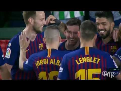 The Crazy Reactions on Messi's Hat-trick Goal vs Betis
