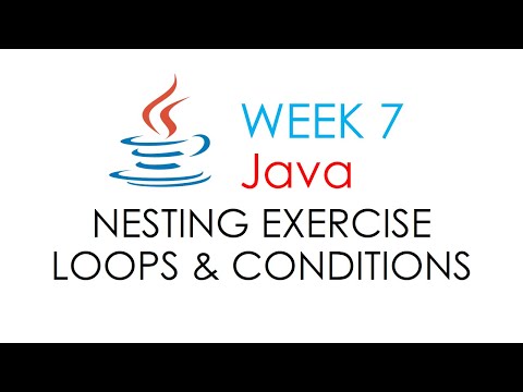 Nesting Exercise | Computer Programming 2 (Java)