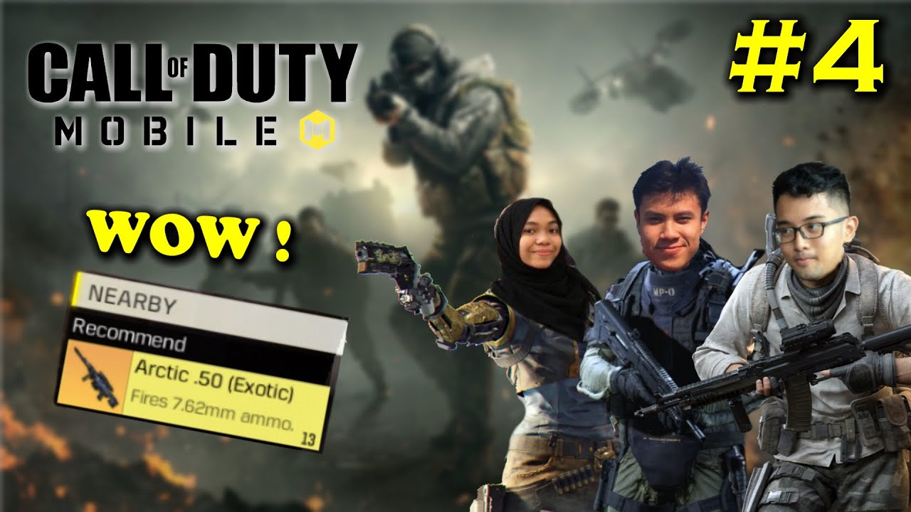 Overpowered Exotic Artic.50 ! | Call Of Duty Mobile Battle Royale Trio ...