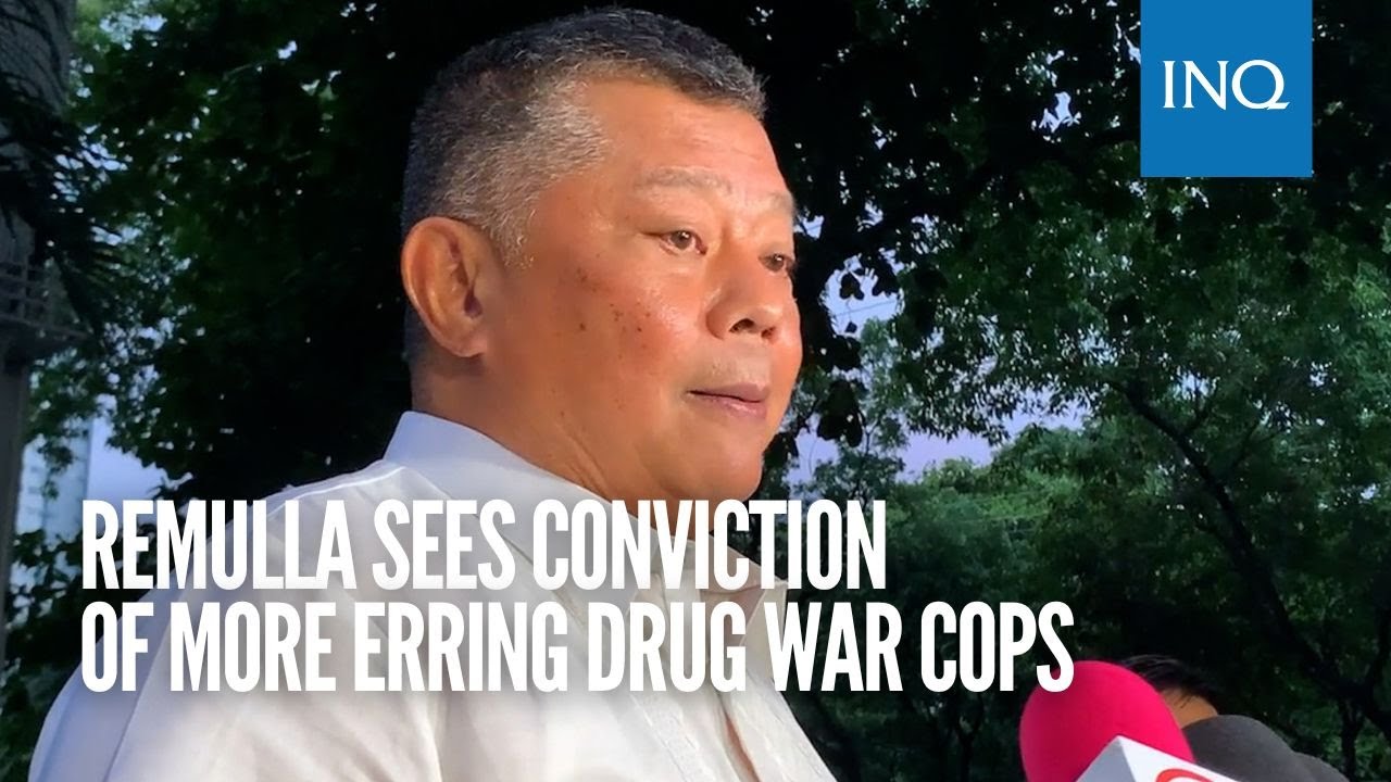 Remulla sees conviction of more erring drug war cops