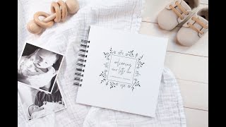 Minimalist Pregnancy Journal by Nuts & Bolts Paper Co