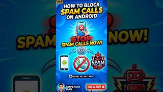 How To Block Spam Calls On Android | Spam Call Kaise Band Kare #short #mobile