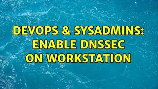 DevOps & SysAdmins: enable DNSSEC on workstation Wealth
