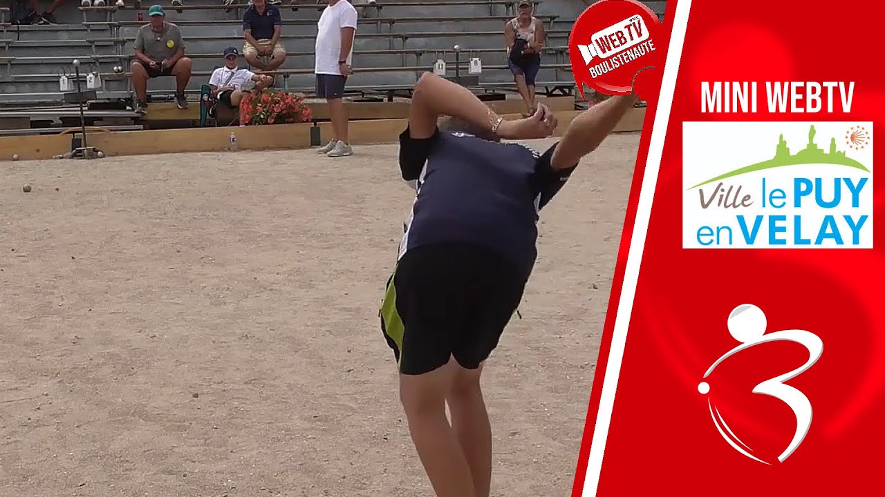 Miniature : Demi-finale tête-à-tête VERZEAUX vs PAILHERET : National à pétanque du Puy-en-Velay 2023