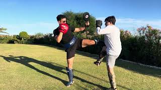 Feint the Teep and fall into a switch kick 🥊
