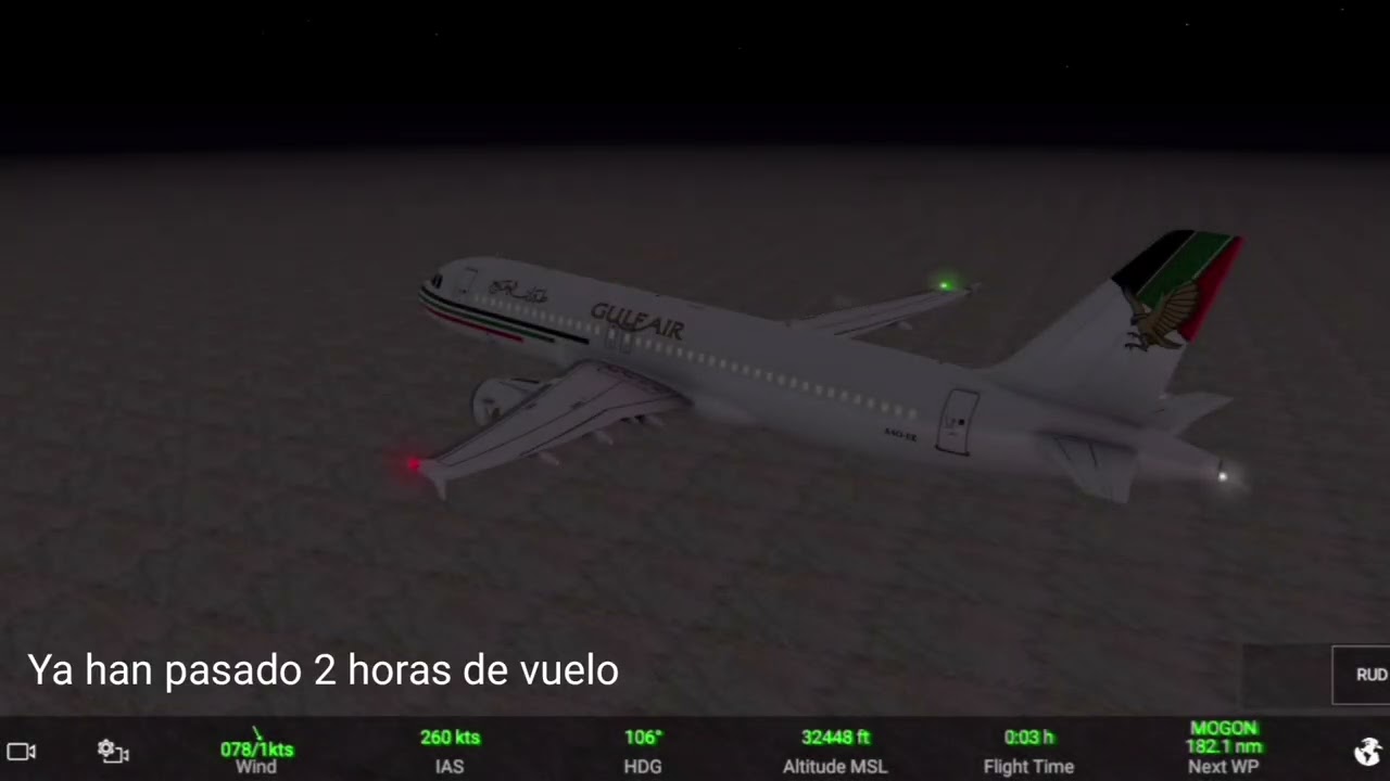 Vuelo 072 de Gulf Air 🇪🇬 (Reconstrucción). RFS