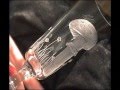 Glass engraving for beginners...from scratch....by Lesley Pyke