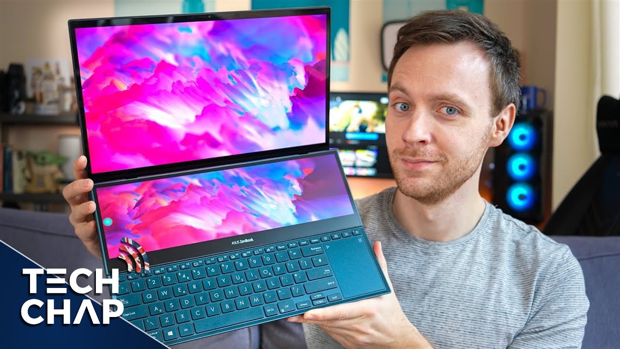 ASUS ZenBook Pro Duo 15 - INSANE Dual 4K Screen + RTX 3070! | The Tech Chap