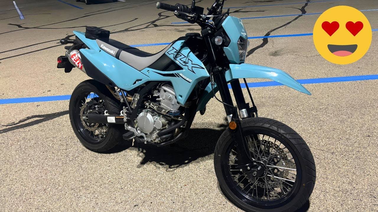 KLX 300sm - Night Ride - Pure Sound | 4k