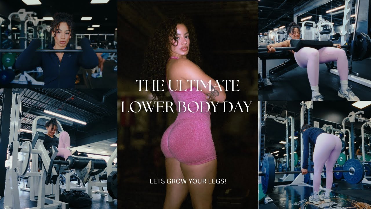 INSANE Lower Body Workout | Full Gym Leg Day Routine for Strength & Growth *beginner Friendly*