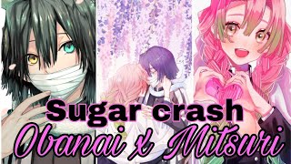 Demon slayer [ Obanai x Mitsuri ] Singing Sugar crash ( Full version )