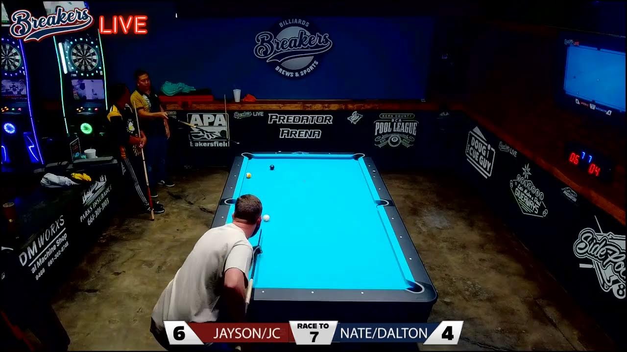 Image of video the 9-BALL ACTION - Nate/Dalton  Sub in Henry vs Jayson/JC 9