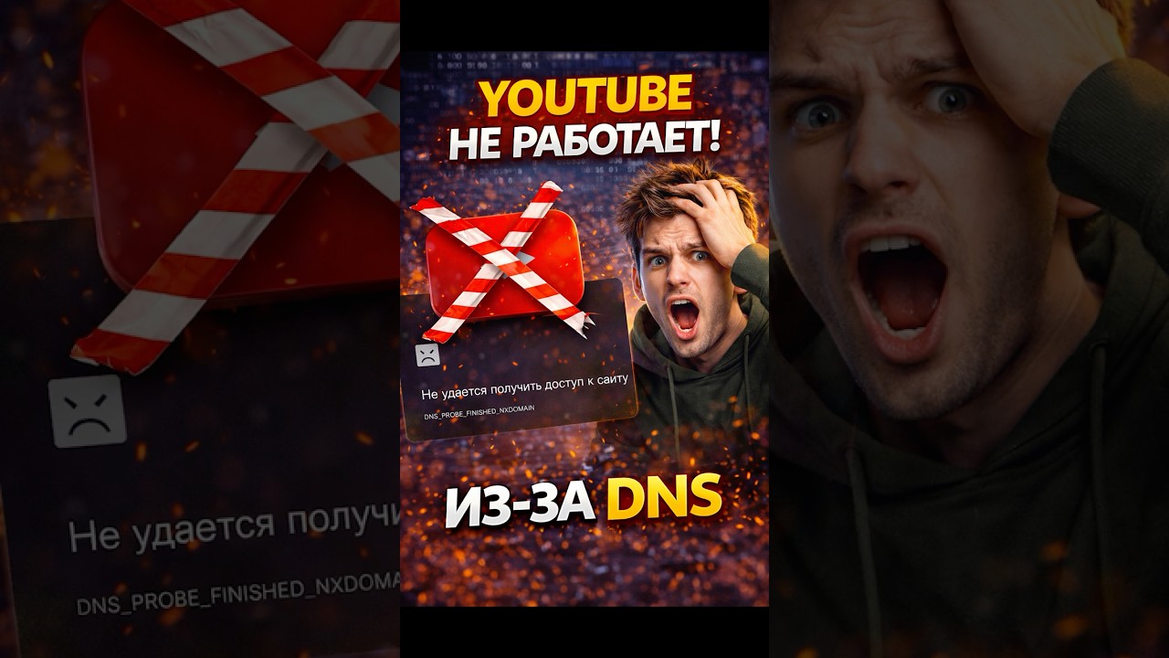 ⚠️ РКН блокирует YouTube Есть простое НО — меняем DNS! ✅