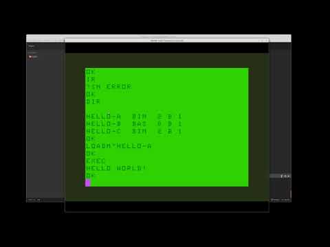 TRS-80 Color Computer software development - Atom Editor