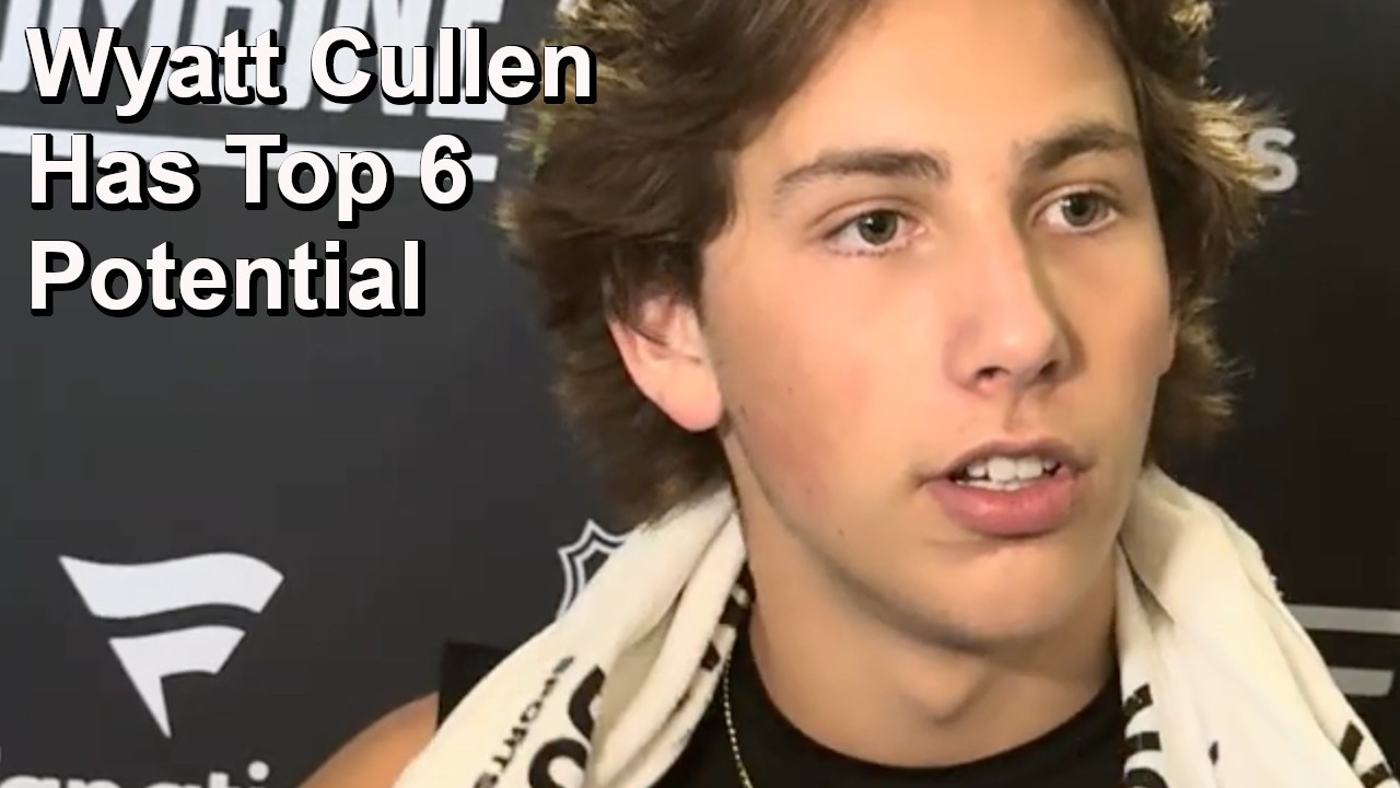 Wyatt Cullen Has the Skill and Hockey IQ To Become a Top 6 Forward in the NHL