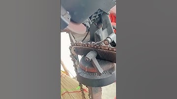 Polishing process of chain saw teeth #Polishing serrations