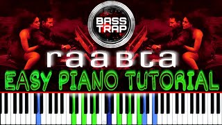 RAABTA – AGENT VINOD | HOW TO PLAY (EASY PIANO TUTORIAL) + INSTRUMENTAL COVER | LEAD + BASS + CHORDS
