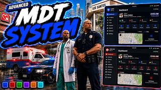FiveM MDT Script 🚓 Police + EMS Tablet, Live CAD Dispatch & Map (ESX/QB/QBox)