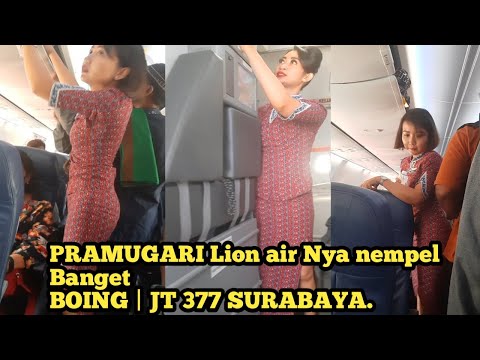 Pramugari baik dan Cantik Lion Air JT377|  Surabaya Juanda Internasional