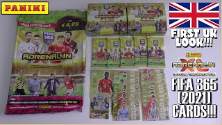 FIRST UK LOOK!⚽ Panini ADRENALYN XL FIFA 365 2021 Cards ⚽ ENTIRE BOOSTER BOX BREAK & STARTER PACK !⚽