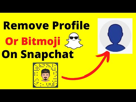 How To Remove Bitmoji From Snapchat | Remove Snapchat Bitmoji | How To Remove Profile On Snap