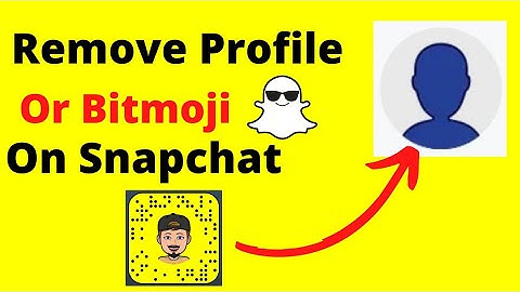 How to remove Bitmoji from Snapchat | Remove Snapchat Bitmoji (DP) | How to remove profile on snap