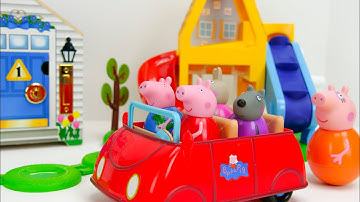 चलो Peppa Pig Weebles और एक मजेदार लॉकिंग Dollhouse के साथ खेलते हैं!