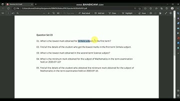 Data Base Task 23 | 1st Year | Java Institute For Advanced Technology